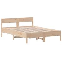 Bedframe zonder matras massief grenenhout 120x190 cm - thumbnail