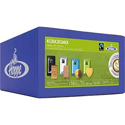 Hoppe koekjes Fairtrade Koekjesmix, doos van 150 stuks