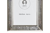 Fotolijsten DKD Home Decor Zilverkleurig Metaal Shabby Chic 12 x 2 x 17 cm - thumbnail