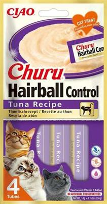 INABA CHURU HAIRBALL TUNA RECIPE 4X14GR INABA CHURU HAIRBALL TUNA RECIPE 4X14GR