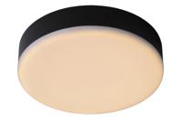 Lucide CERES-LED - Plafonnière Badkamer - Ø 21,5 cm - LED Dimb. - 1x30W 3000K - IP44 - Zwart - thumbnail