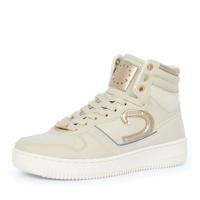 Cruyff Campo High Lux Dames Sneakers Beige-38 - thumbnail