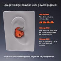 Beats - Powerbeats Fit - draadloze oortjes met ruisonderdrukking en een ultieme stabiele pasvorm, IPX4, tot 30 uur batterijduur met de oplaadcase. Compatibel met Apple en Android - gitzwart - thumbnail