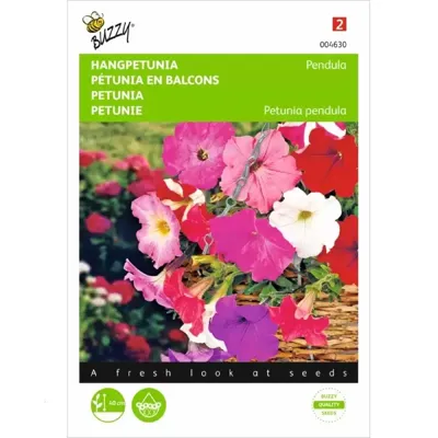 Petunia, hangend gemengd