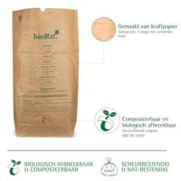 Biomat Gft afval compostzakken papier- 120 liter 25st. - thumbnail
