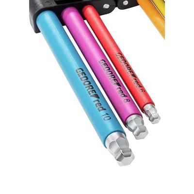 Gedore R36401009 | Haakse stiftsleutelset | IN | 1,5-10 mm multicolor | 9-dlg 3301332 - thumbnail
