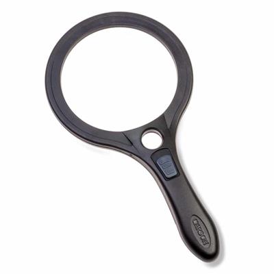 Vergrootglas rond met ledverlichting | 9 cm | vergroot 2.5 maal | Loep | Vergrootglazen | CAAS90