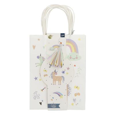 Folat BV Uitdeelzakjes unicorns & rainbows, 6st.
