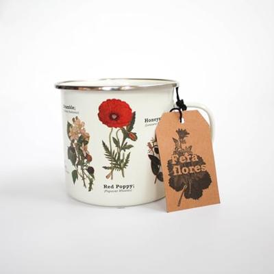 Gift Republic Wild Flowers - Emaille mok