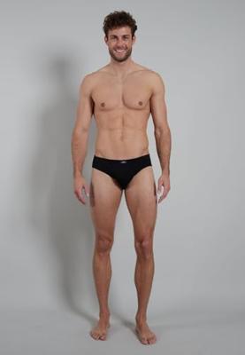 5-pack heren slips zwart - 740921 - Zwart heren ondergoed multipack - L - Onderbroek heren heren - Ondergoed heren heren - L - Onderbroek heren -