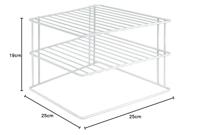 Keukenkast Organiser Metaltex Silos 3 Planken Metaal (25 x 25 x 19 cm) - thumbnail