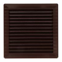 Ventilatierooster EDM 87729 Bruin 14 x 14 cm - thumbnail