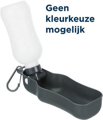 TRIXIE FLES MET WATERBAK KUNSTSTOF ASSORTI 250 ML 6 ST