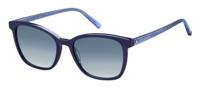 Tommy Hilfiger zonnebril 1723/S dames cat. 3 vierkant blauw - thumbnail