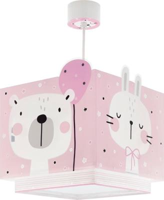 Dalber Kinderkamer hanglampBaby Jungle soft roze met wit - 63112S