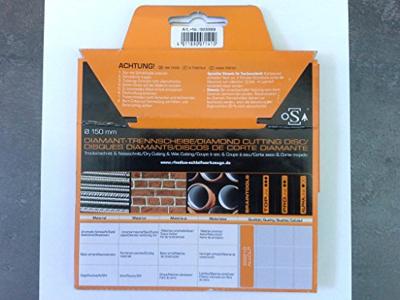 Rhodius 303389 Diamanten doorslijpschijf 150 mm 1 stuk(s)