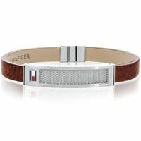 Tommy Hilfiger 2701059 Leer 24 cm Heren armband - thumbnail