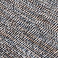 VidaXL Buitenkleed platgeweven 80x150 cm bruin en blauw - thumbnail