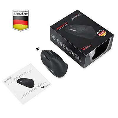 Perixx Perimice-715 II Ergonomische muis Radiografisch Optisch Zwart 5 Toetsen 2000 dpi Ergonomisch Perixx Perimice-715 II Ergonomische muis Radiografisch Optisch Zwart 5 Toetsen 2000 dpi Ergonomisch