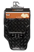 Vloermattenset voor auto BC Corona ALF10131 Universeel Zwart (4 pcs) - thumbnail