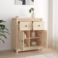 Dressoir 70x35x80 cm massief grenenhout - thumbnail