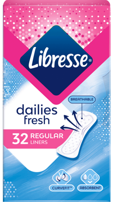 Libresse Dailies V-Protection Regular Inlegkruisjes - thumbnail