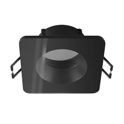 SLV InbouwringNew Tria 68 IP65 vierkant zwart - zonder fitting - 1007338