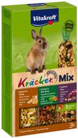 Vitakraft Kräcker Mix dwergkonijnensnack 3-in-1 - thumbnail