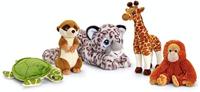 Keeleco Knuffel Sneeuw Luipaard 18 cm - thumbnail