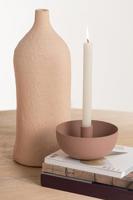 J-Line kaarshouder Kom - ijzer - oud roze - small - 2 stuks - thumbnail