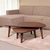 LABEL51 Salontafel Gregg - Espresso - Mangohout - 110 cm - thumbnail