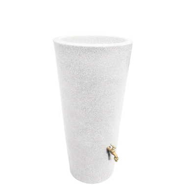 Regenton manhattan rond wit 160L incl. messing kraantje Prestige - Prestige Regenton manhattan rond wit 160L incl. messing kraantje Prestige - Prestige