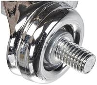 BS Rollen Kogelzwenkwieltje | wiel-d. 40 mm draagvermogen 30 kg | M10 | rubber grijs | 1 stuk - F50.040 F50.040 - thumbnail