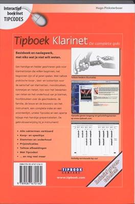 Tipboek klarinet met tipcodes