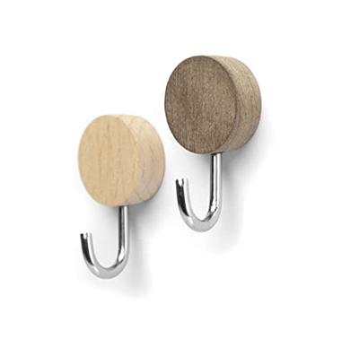 Trendform Magnetische Haak Hout - set van 2 assorti