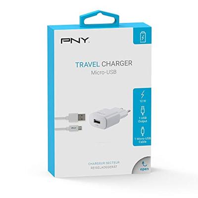 PNY Wall Charger 12W with Micro-USB cable