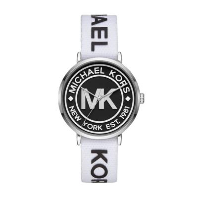 Horlogeband Michael Kors MK2863 Nylon/perlon Wit 18mm