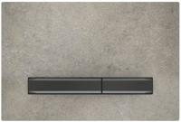 Bedieningsplaat Geberit Sigma 50 voor 2-toets Spoeling Zwart Chroom / Betonlook - thumbnail