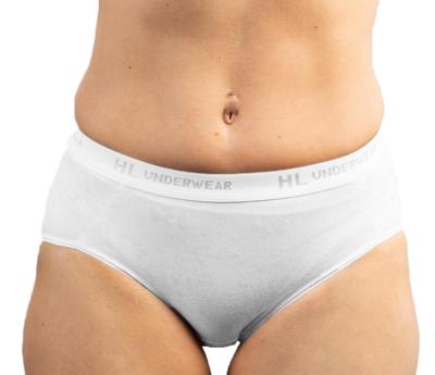 HL-tricot meisjes slip Michelle - Meisjes ondergoed katoen - 116 - Wit - Onderbroek - Ondergoed - 116 - Onderbroek - Ondergoed - 116 - Onderbroek