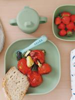 Silicone bord met zuignap BEABA groen - thumbnail