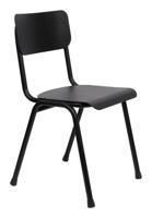 Zuiver Tuinstoel 'Back to School' kleur Zwart - thumbnail