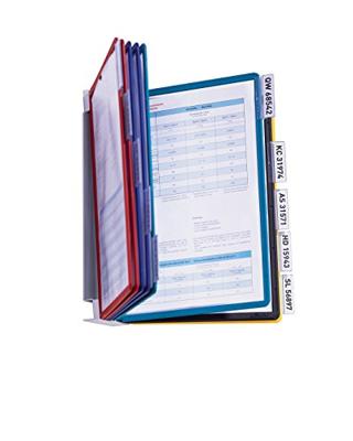 Durable Wandhouder | 20 zichtpanelen met profielframef. | 1 stuk - 551200 551200