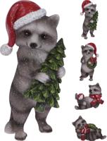 Wasbeer kerst 15cm 4ass Nampook - Nampook - thumbnail