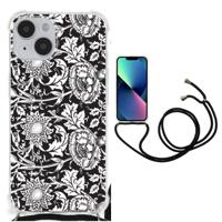 iPhone 14 Case Black Flowers - thumbnail