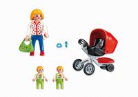 PLAYMOBIL City Life tweeling kinderwagen 5573 - thumbnail