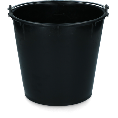 Emmer 7 l met beugel zwart