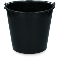 Emmer 7 l met beugel zwart - thumbnail