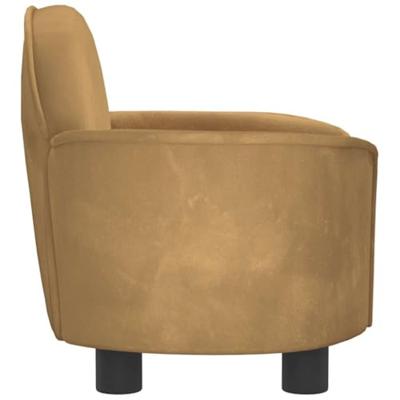 VidaXL Hondenmand 66x40x45 cm fluweel bruin
