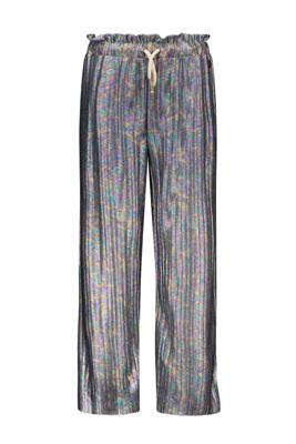 Like Flo Meisjes broek metallic plisse - Oil