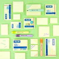 Zelfklevende briefjes Milan Geel (10 Stuks) - thumbnail